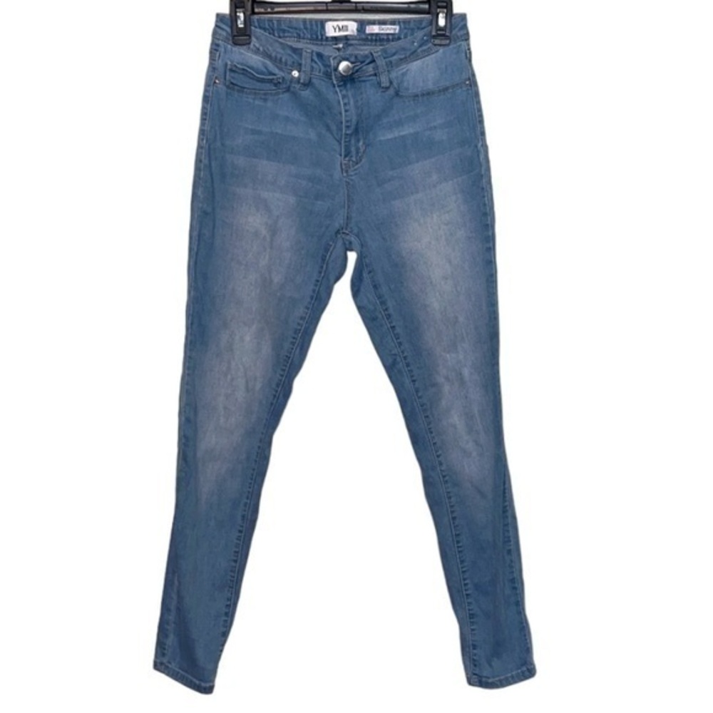 YMI Mid Rise Skinny Jeans Light Blue Wash Size 11